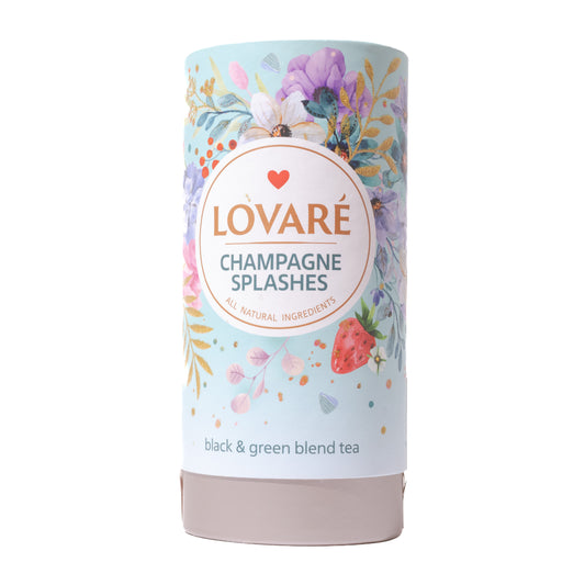 Lovare Champagne Splashes рассыпная чайная смесь, 80г