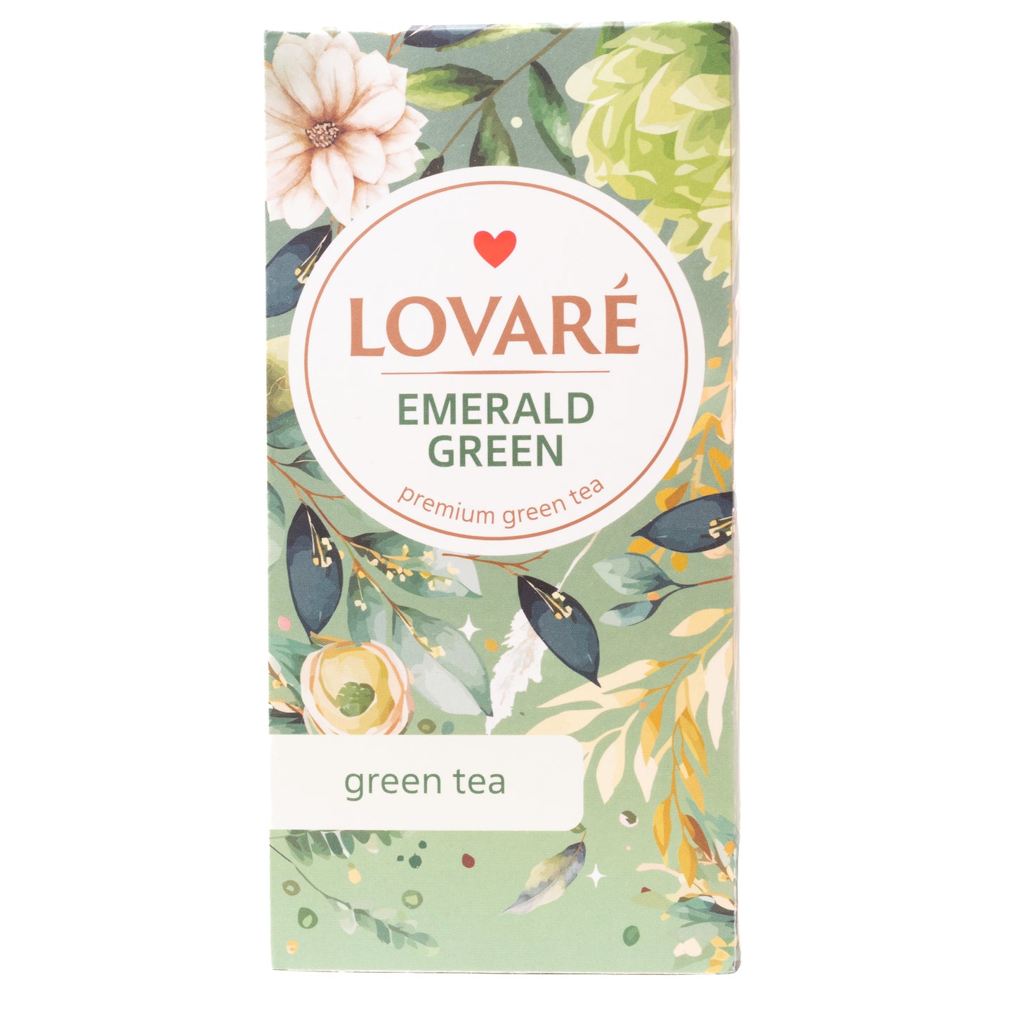 Lovare Emerald Green Green & Oolong Tea, 24 Tea Bags