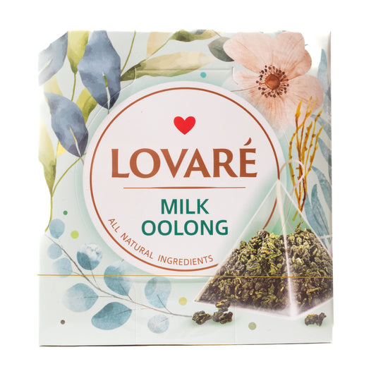 Lovare Milk Oolong Tea, 15 Pyramid Tea Bags