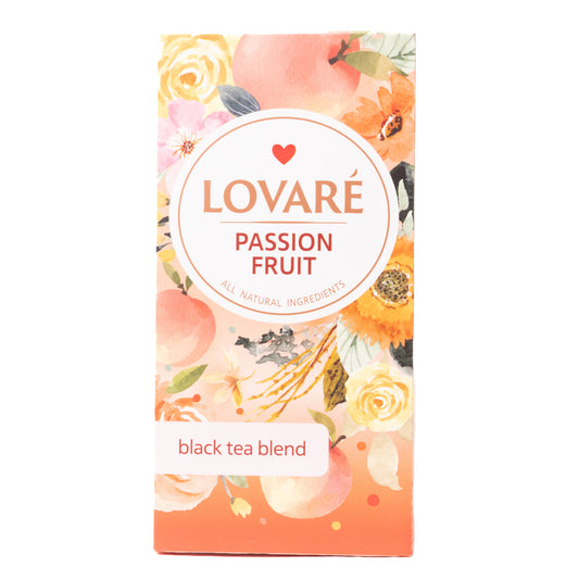 Смесь черного чая Lovare Passion Fruit, 24 ТБ