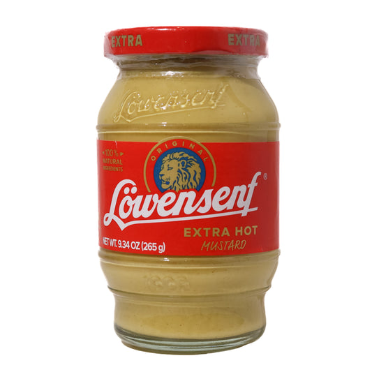 Löwensenf Original Extra Hot Mustard, 9.34 oz