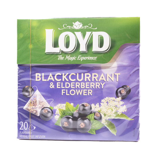 Loyd Травяно-фруктовый чай «Черная смородина и цветы бузины», 20 ТБ
