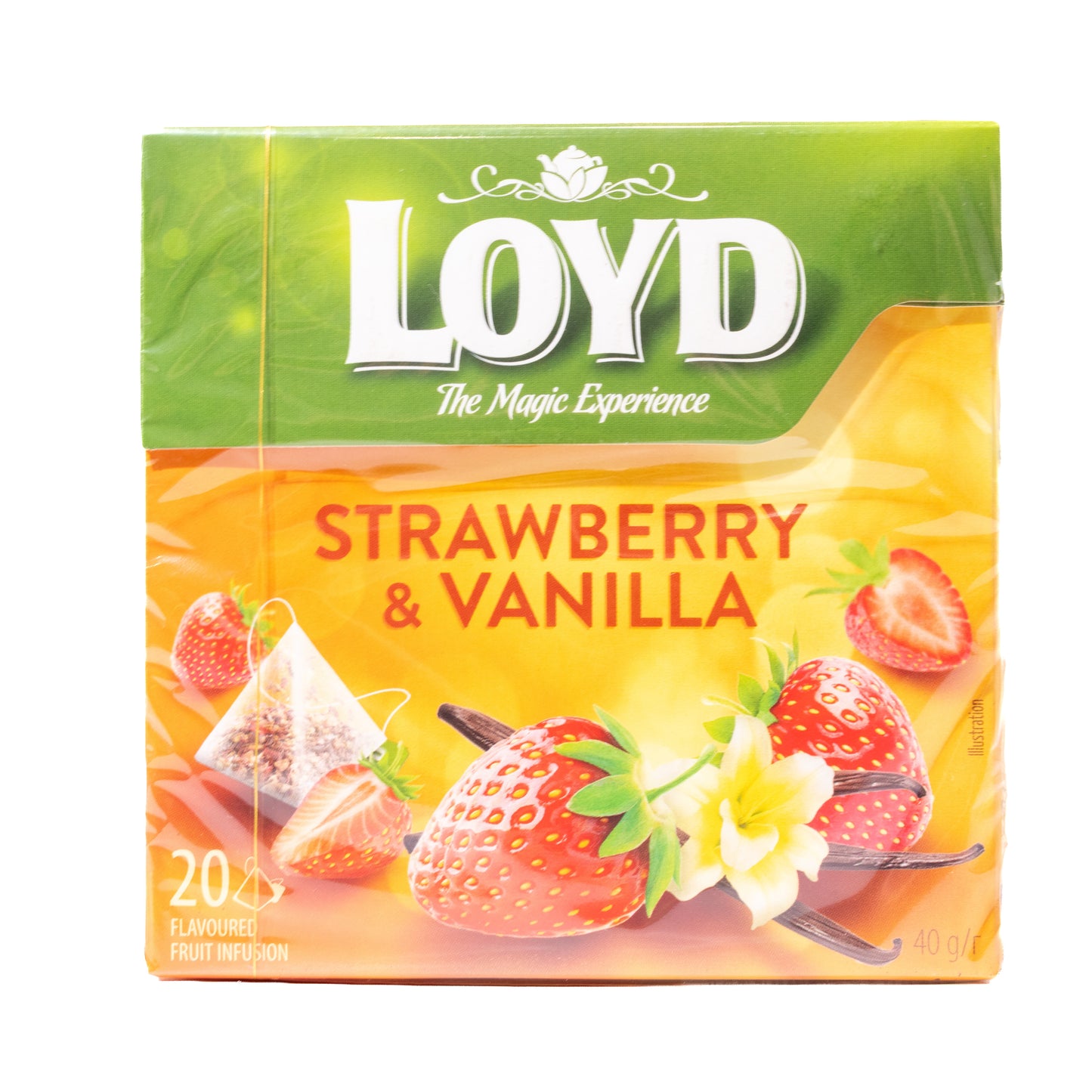 Loyd Фруктовый чай с клубникой и ванилью, 20 ТБ