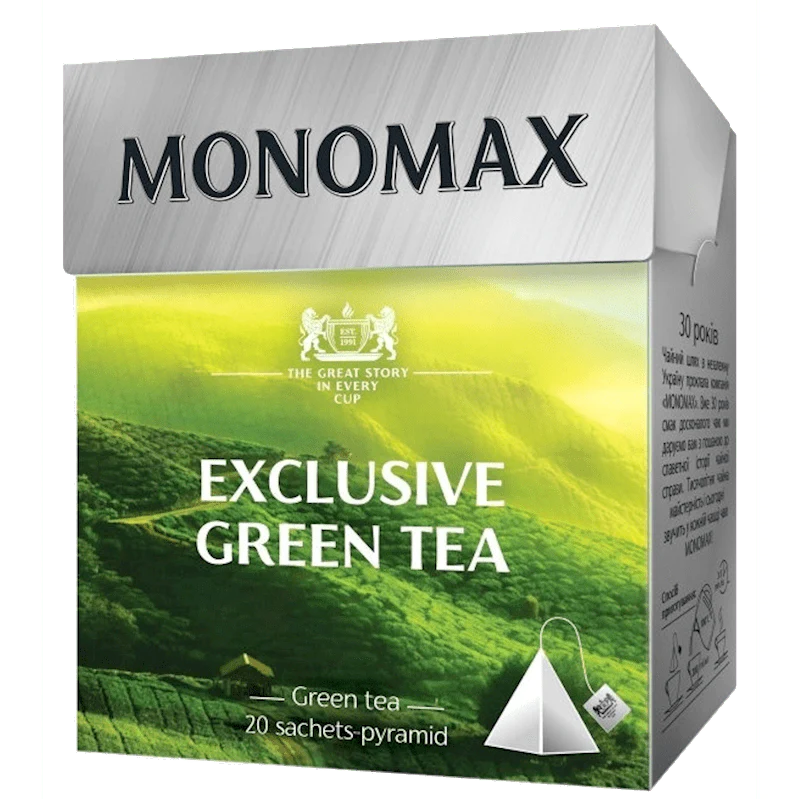 pack of Monomax Exclusive Green Tea, 20TB