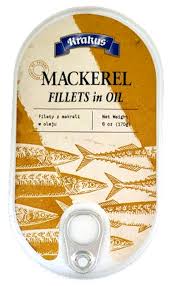 Mackerel Fillets in Oil, 170g