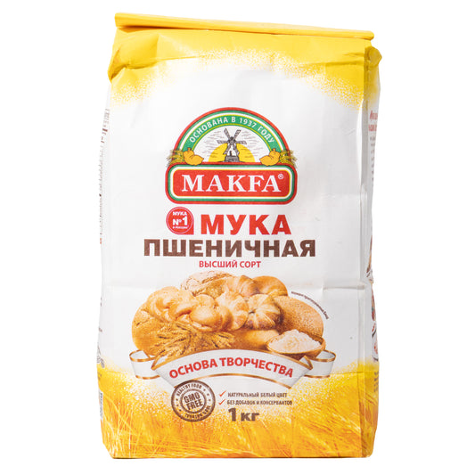 Мука пшеничная универсальная, 1 кг.