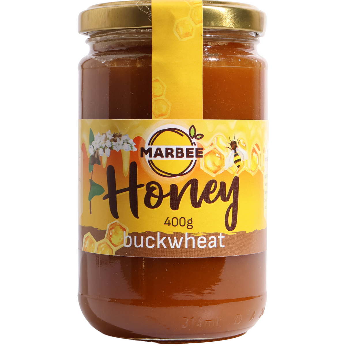 Marbee Buckwheat Honey, 14.10oz