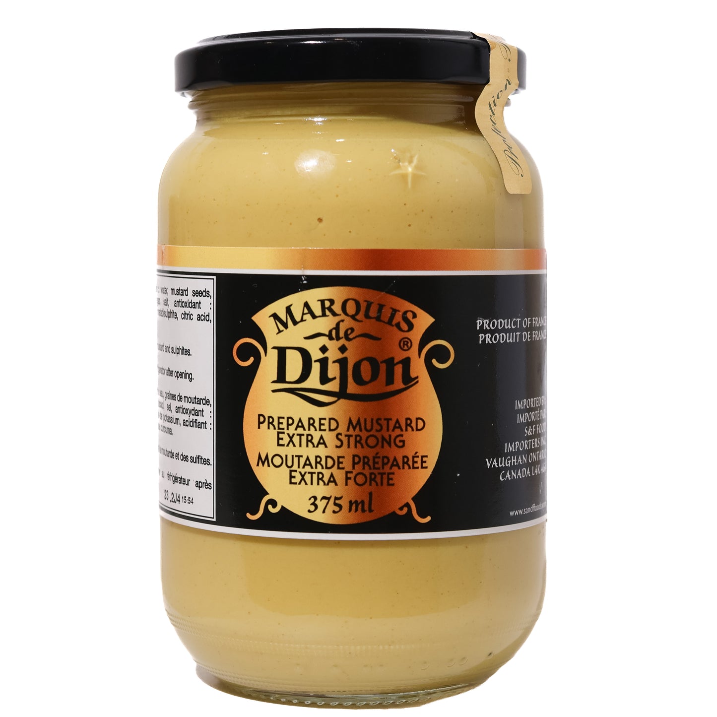 Marquis de Dijon Prepared Dijon Mustard Extra Strong, 13.2 fl oz