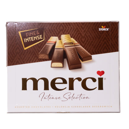 Merci Intense Selection Fine & Intense Assorted Chocolates, 8.75oz