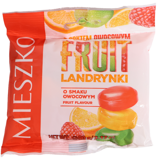 Mieszko Fruit Flavored Hard Candy, 3.17oz