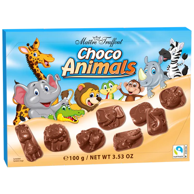pack of Chocolate Animals, 100g