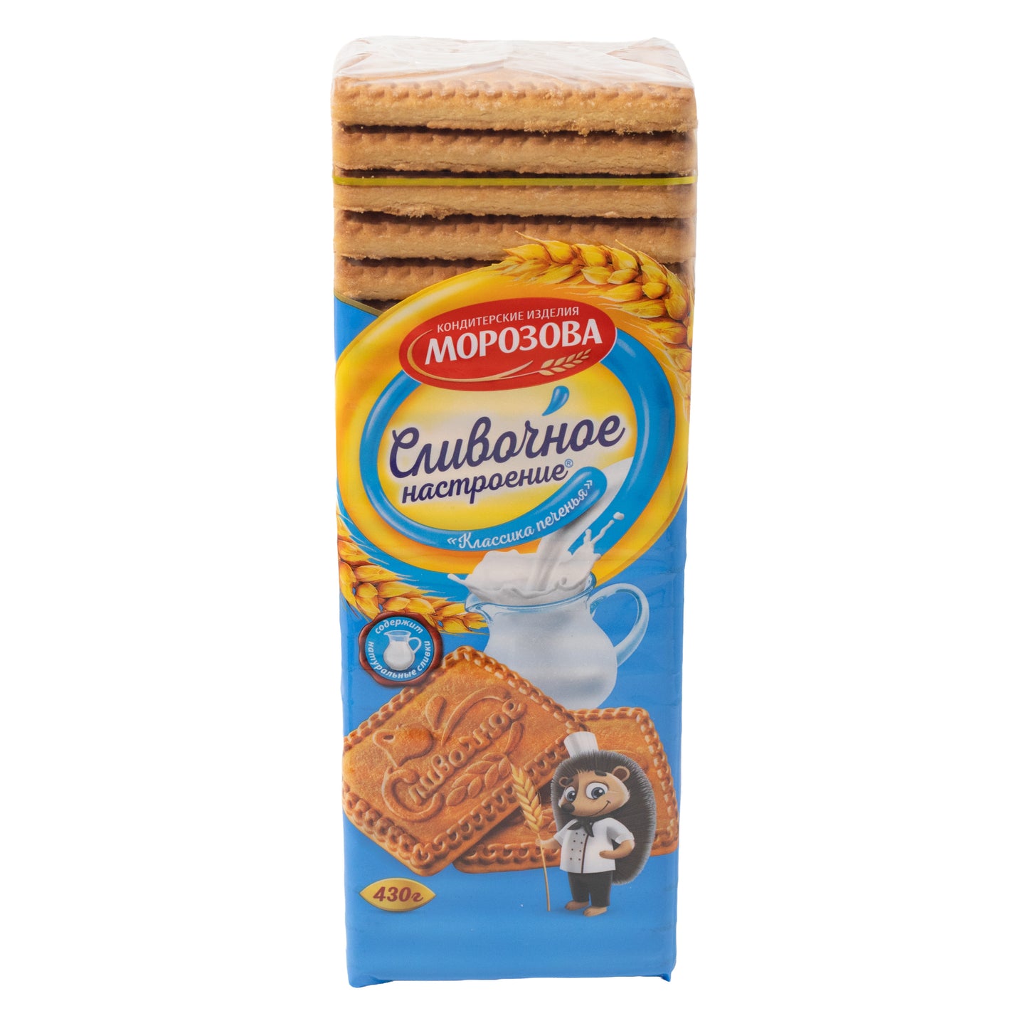 Morozova Slivochnoe Nastroenie Creamy Mood Sugar Biscuits, 15.17oz