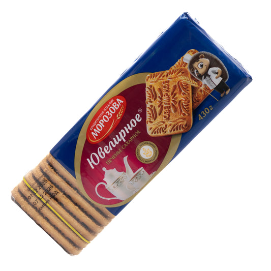 Morozova Yuvelirnoye Sugar Biscuits, 15.17oz