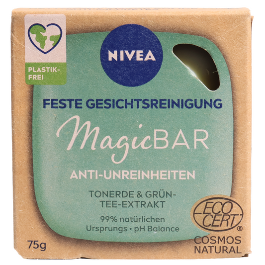 NIVEA MagicBAR Anti-Blemish Solid Facial Cleanser, 2.65oz