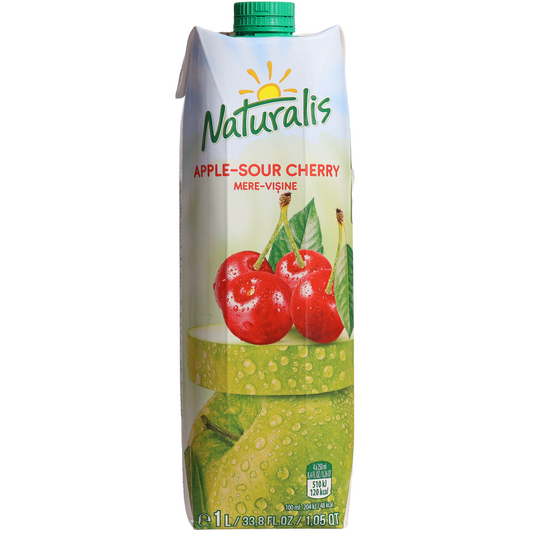 Naturalis Apple-Sour Cherry Nectar, 33.8fl oz