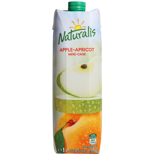 Naturalis Apple Apricot Nectar with Pulp, 33.8fl oz
