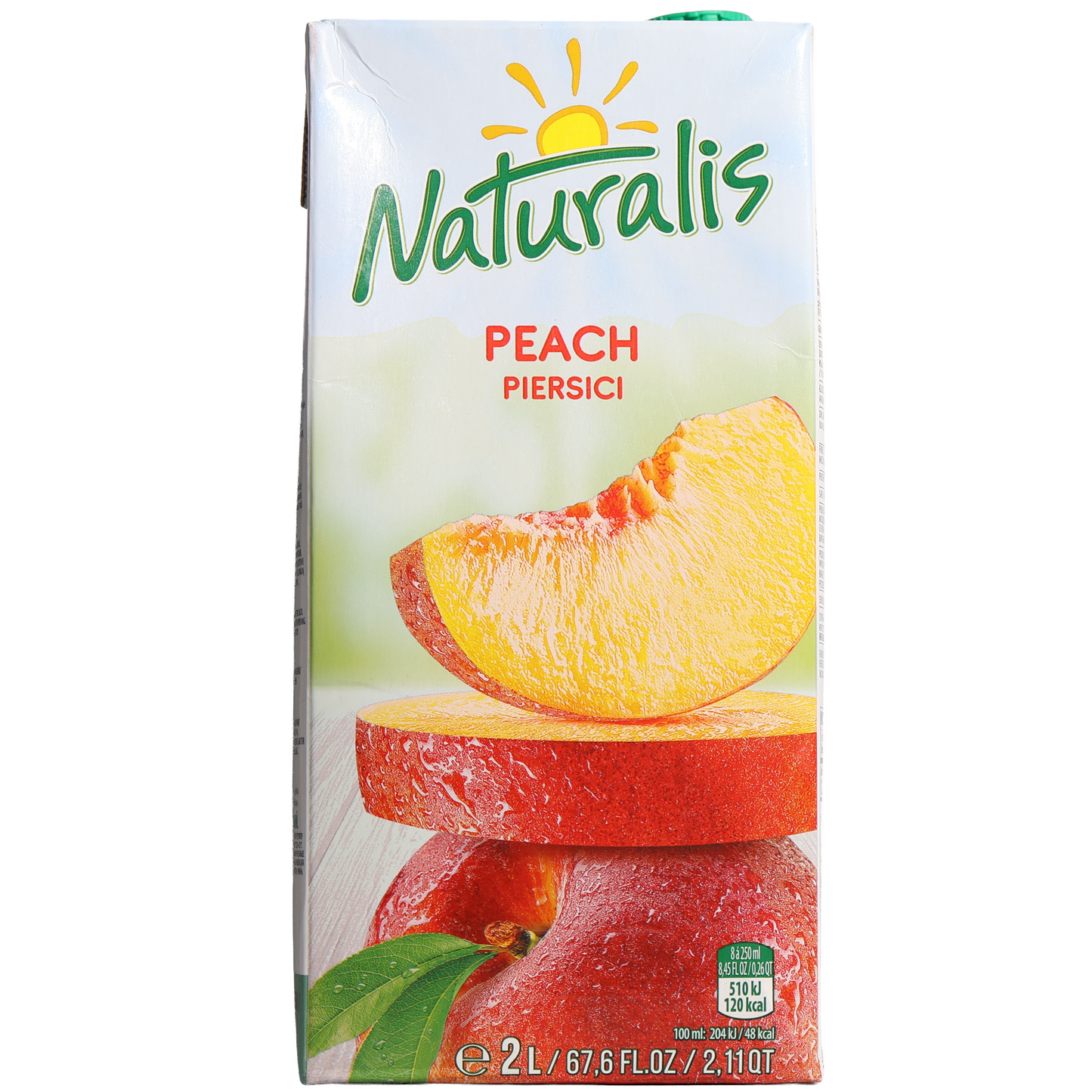 Naturalis Peach Nectar with Pulp, 67.6fl oz