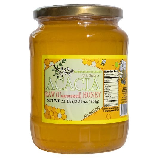 Nature’s Delight Acacia Raw Honey, 33.51oz