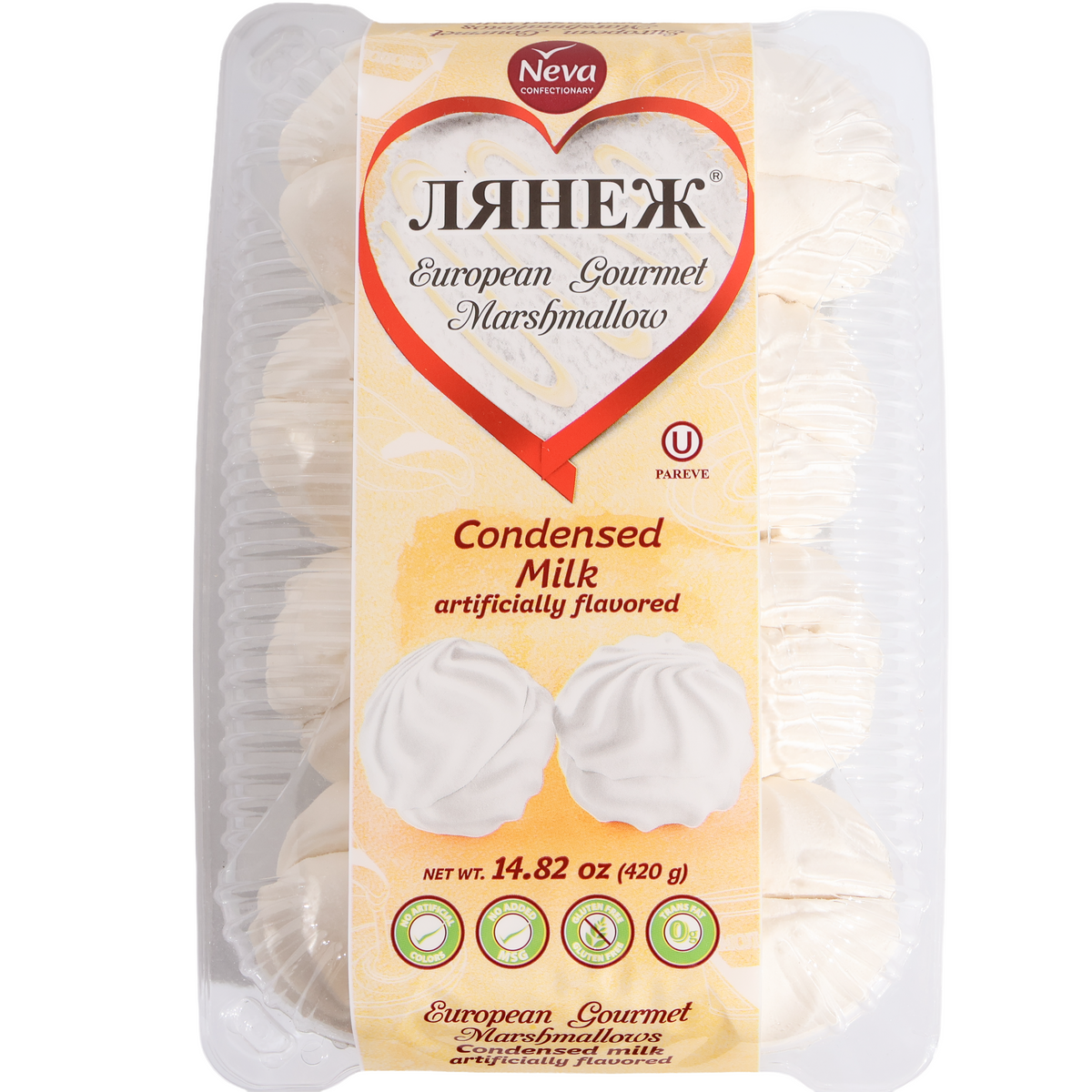 Neva Lyanezh Condensed Milk European Gourmet Marshmallow, 14.82oz