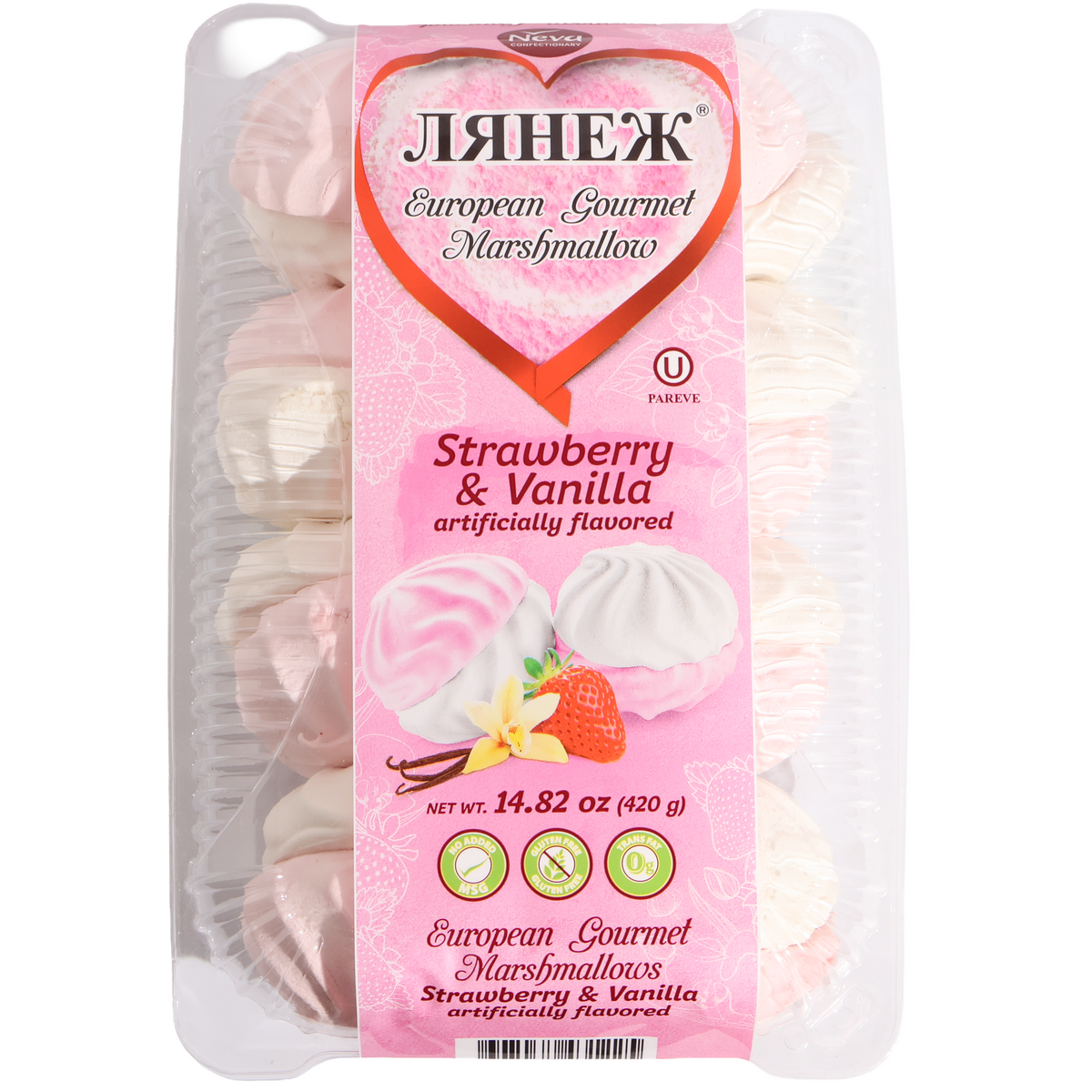 Neva Lyanezh Strawberry & Vanilla European Marshmallow, 14.82oz