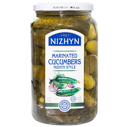 Nizhyn Marinated Cucumbers Nizhyn Style, 32.4oz