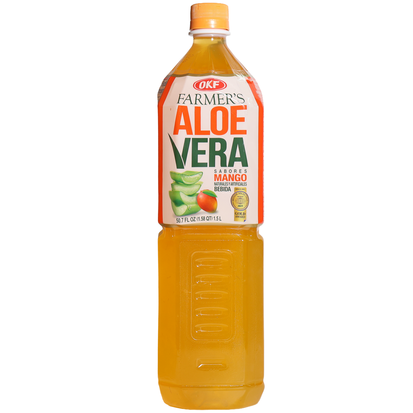 OKF Farmer’s Aloe Vera Mango Drink, 50.7fl oz