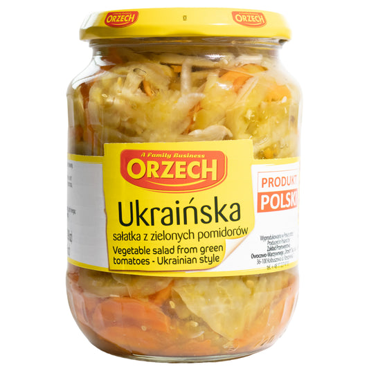 Orzech Ukrainian Style Vegetable Salad from Green Tomatoes, 23.98oz