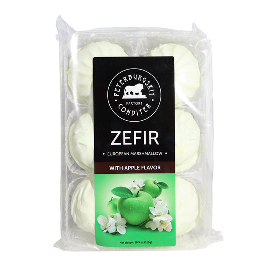 Peterburgskiy Conditer Zefir Apple European Marshmallow, 10.9oz