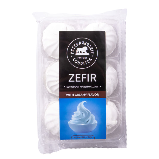Peterburgskiy Conditer Zefir European Marshmallow with Creamy Flavor, 10.9oz