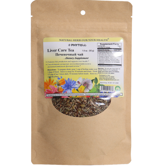 PhytoLab Liver Care Tea Herbal Blend, 1.8oz