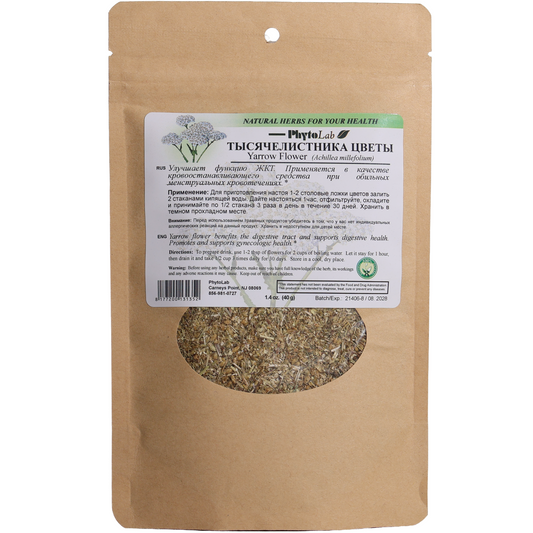 PhytoLab Yarrow Flower Dried Herb, 1.4oz