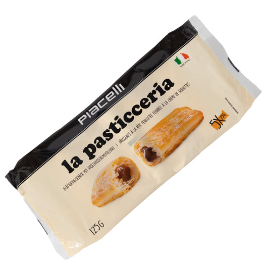 Piacelli La Pasticceria Hazelnut Cream Filled Puff Pastries, 13.23oz