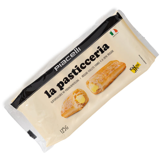 Piacelli La Pasticceria Puff Pastry Rolls with Pastry Cream Filling, 4.41oz