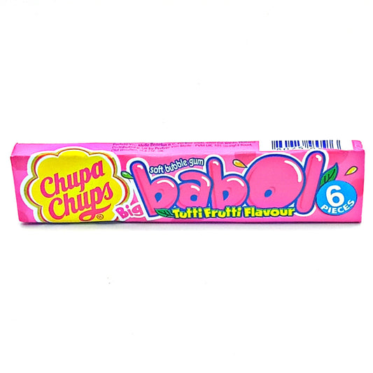 pack of Chupa Chups Tutti Frutti Bubble Gum, 27.6g