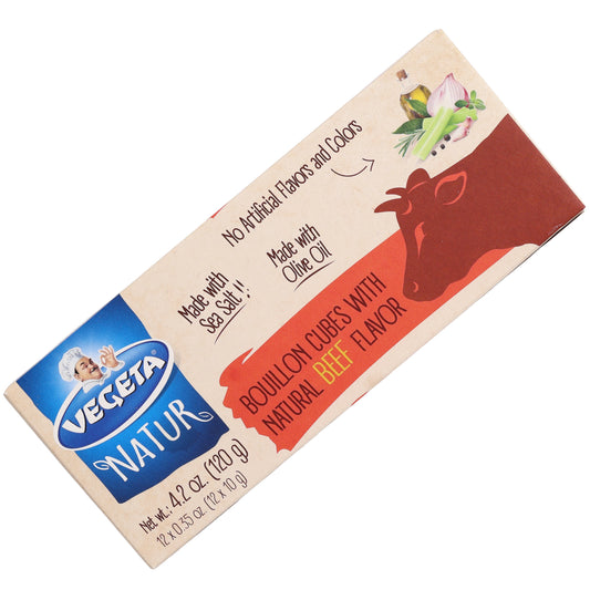 Podravka Vegeta Natur Beef Bouillon Cubes, 4.2oz