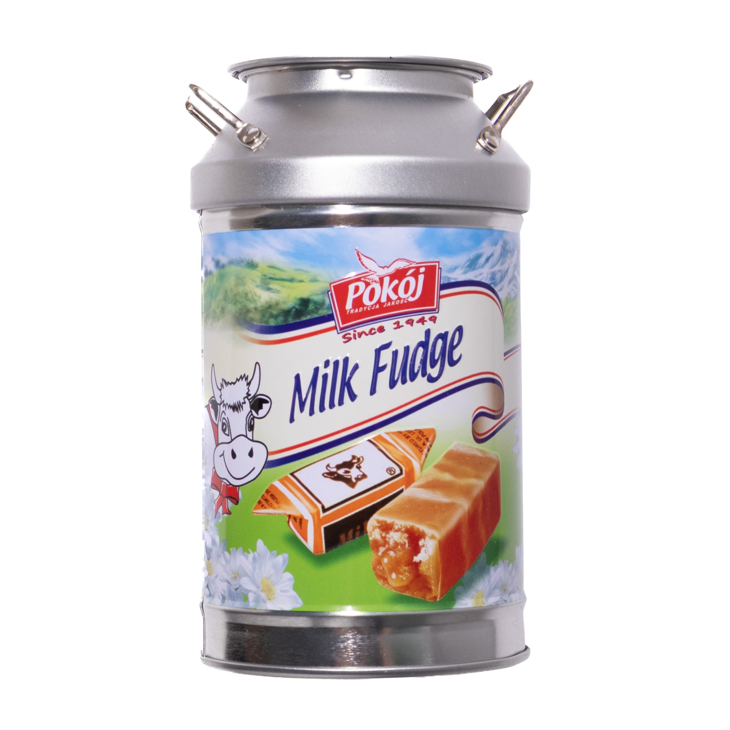 Pokoj Krowka Milk Fudge Candy Tin, 8.75oz
