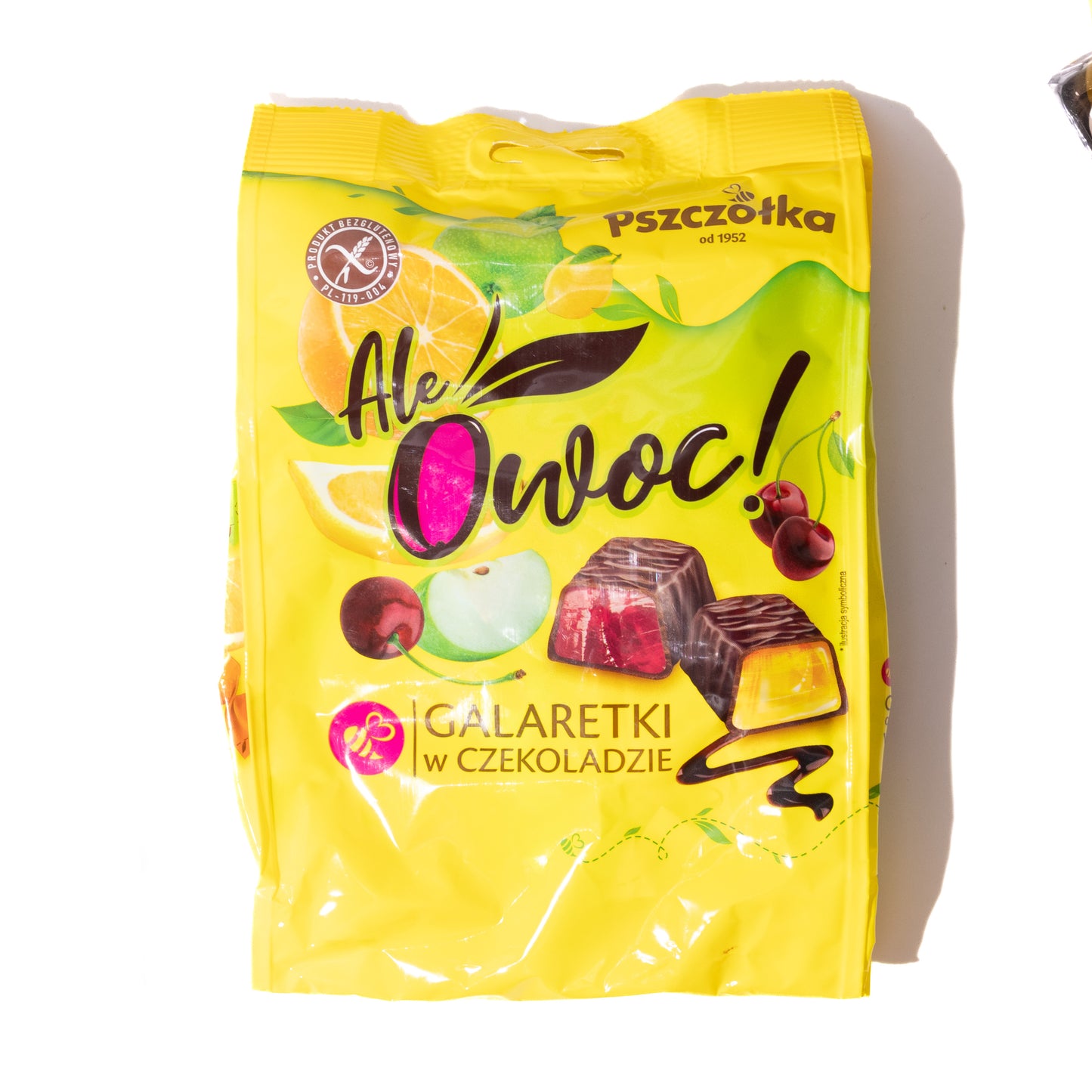 Pszczolka Assorted Fruit Jellies in Chocolate, 9.17oz