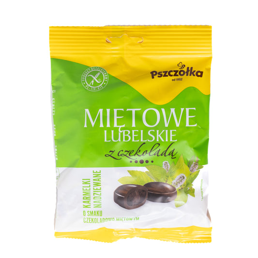 Pszczolka Chocolate Mint Filled Caramels, 3.52oz