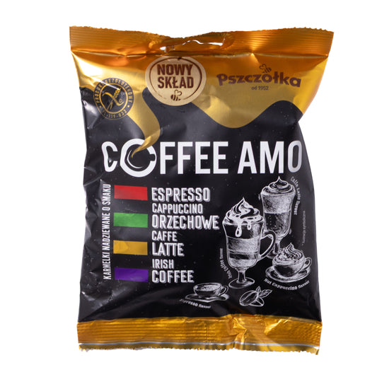 Pszczolka Coffee Amo Assorted Coffee Flavored Caramels, 3.52oz