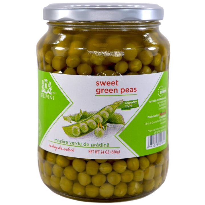 Belevini Sweet Green Peas, 680g