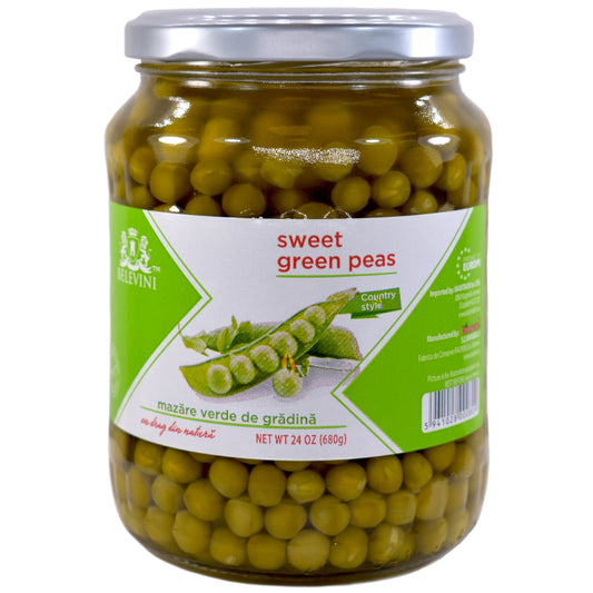 Belevini Sweet Green Peas, 680g