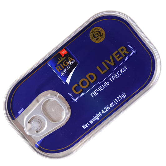 Riga Cod Liver in Own Oil, 4.26oz