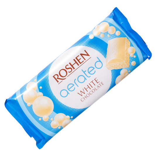 Roshen Aerated White Chocolate Bar, 2.8oz