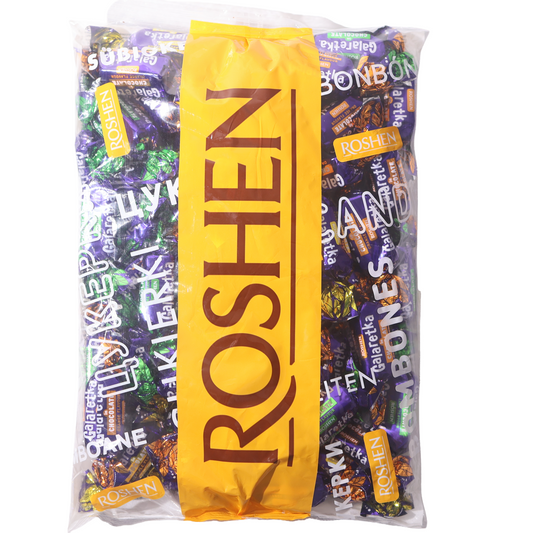 Roshen Galaretka Chocolate Coated Jelly Candies, 2.2lb