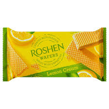 Вафли Roshen с лимонным кремом, 216г