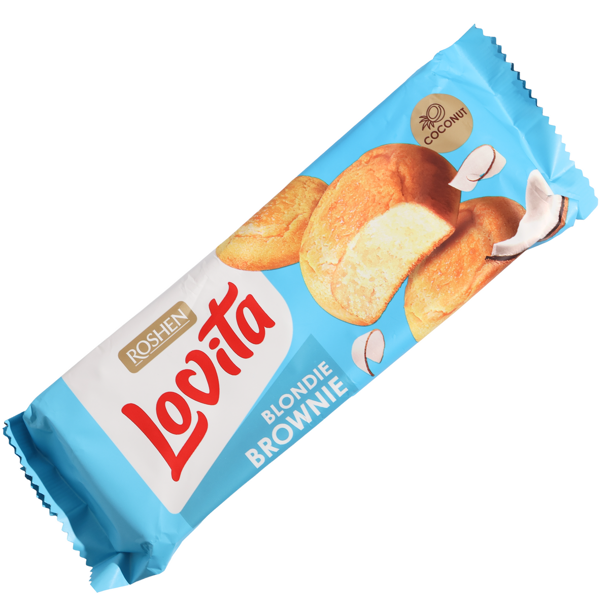 Roshen Lovita Blondie Brownie Coconut Cookies, 5.36oz