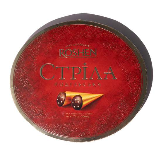 Roshen Strila Podilska Sweets in Chocolate Coating, 7.1oz