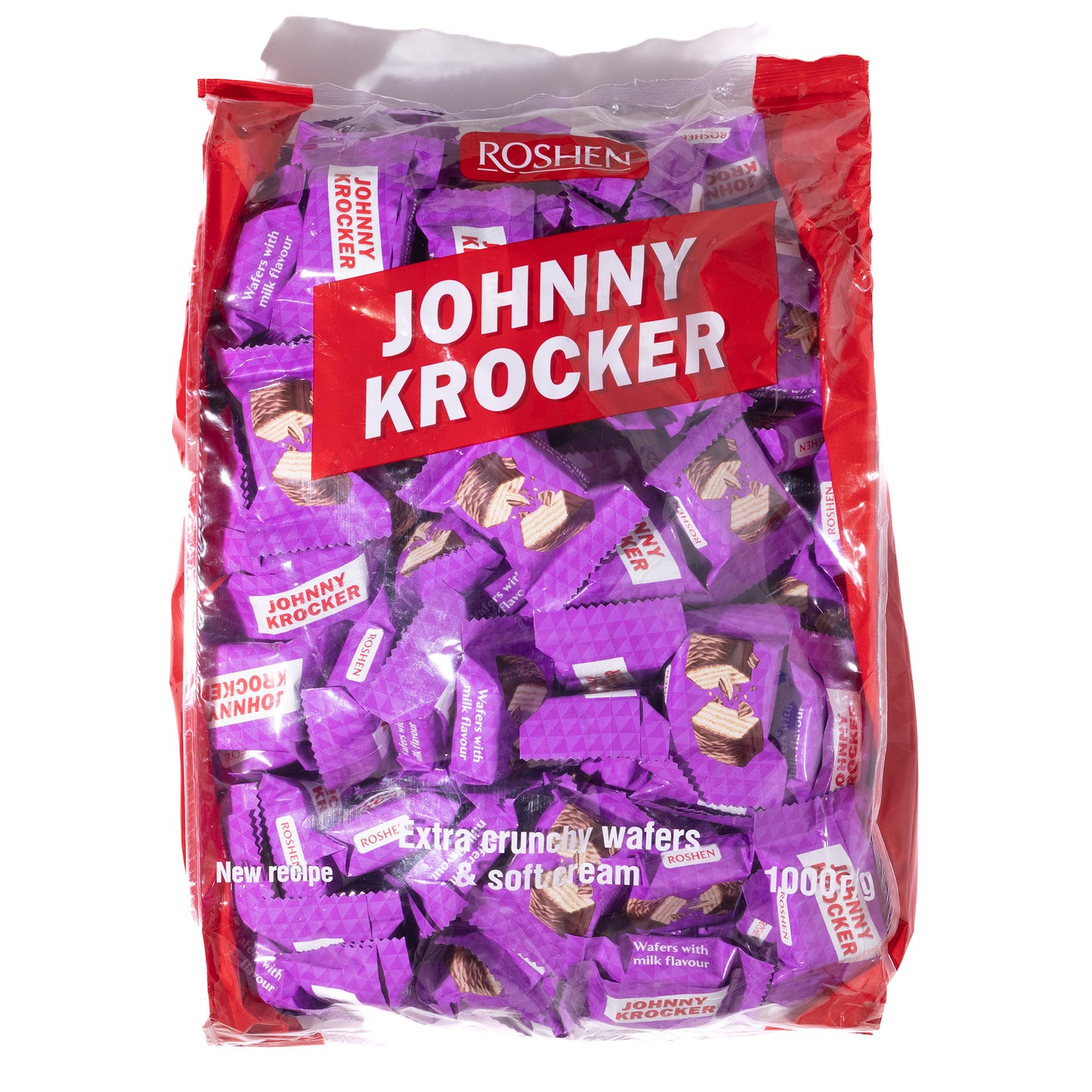 Roshen Johnny Krocker Wafers with Milk Flavored Filling, 2.2lb