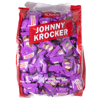 Roshen Johnny Krocker Wafers with Milk Flavored Filling, 2.2lb