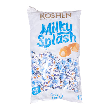 Roshen Milky Splash Toffee with Milk Filling, 2.2lb